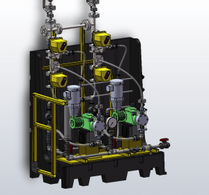 Pulsafeeder Duplex Chemical Metering System